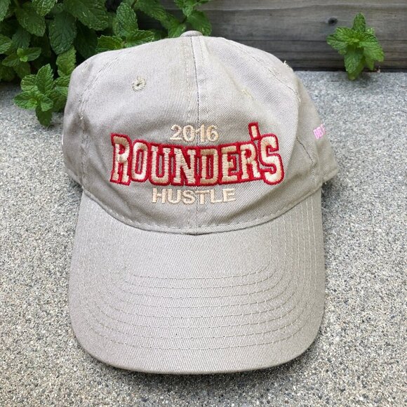 Cabela's Other - CABELA'S 2016 ROUNDER'S HUSTLE Hat Men's Baseball Cap Be The Cure Khaki​